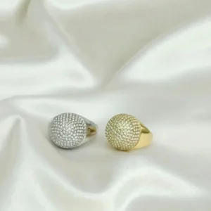 Bague Crystal – Acier inoxydable 🇫🇷