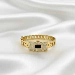 Bracelet Royal Black – Acier inoxydable 🇫🇷