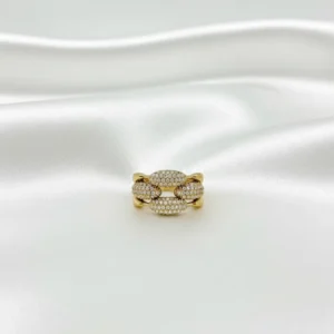 Bague Maillon Prestige Diamanté 🇫🇷