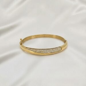 Bracelet Fin Strass Doré 🇫🇷