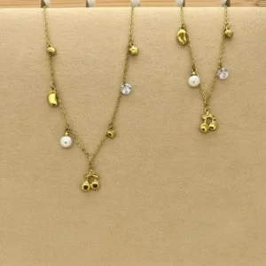 Parure Océane  – Acier inoxydable 🇫🇷