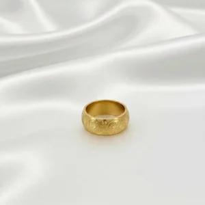 ✨ Bague Arabesque Classique Dorée – 🇫🇷