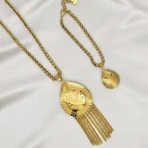 Parure Goutte Orientale Dorée – Acier inoxydable 🇫🇷