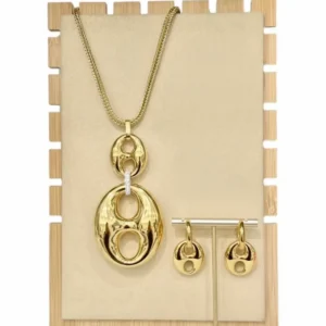 Parure Ovale Luxe – Acier inoxydable 🇫🇷