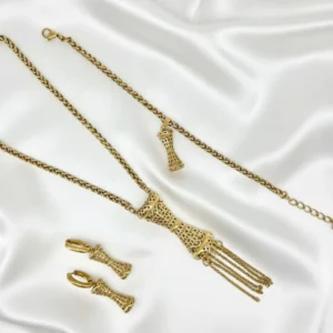 Parure Royale – Sablier Doré Oriental 🇫🇷